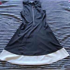 Zip Up Fit n Flare Dress